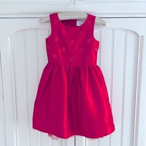 Gorgeous Red Sequin & Silk Dress from Dressed Up by Gymboree
